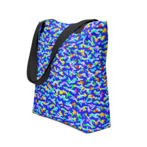 Ocean Rainbow Camouflage Tote Bag