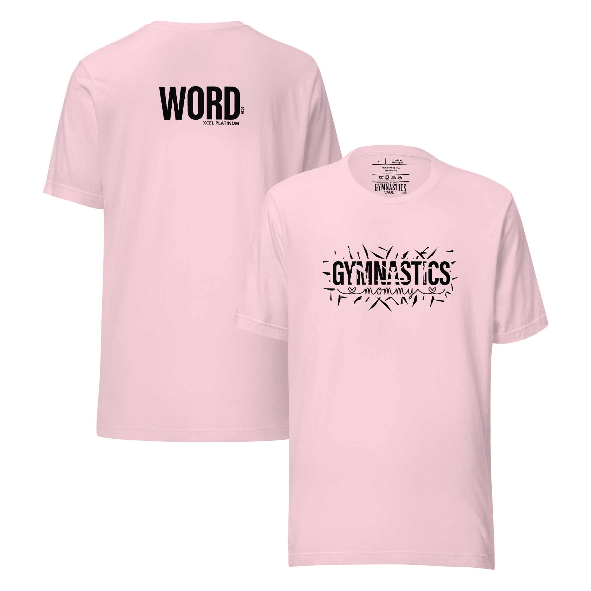 Custom "Gymnastics Mommy" (or Dad, Brother, Auntie, ect) Adult T-Shirt