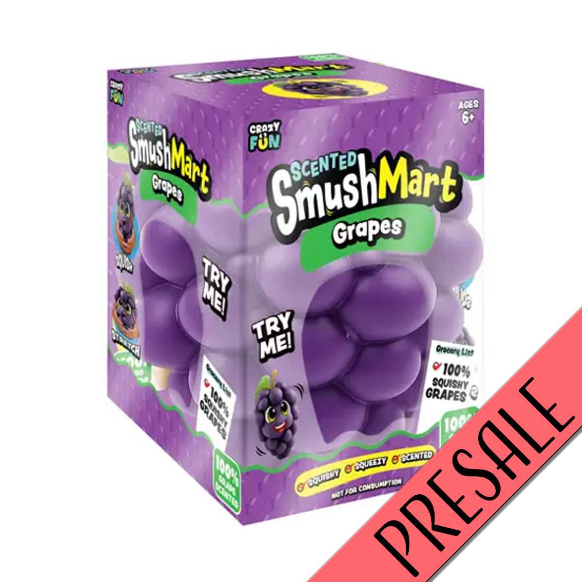 PRESALE – Giant 15" SmushMart Scented Grapes – Estimated Ship Nov 29–Dec 6